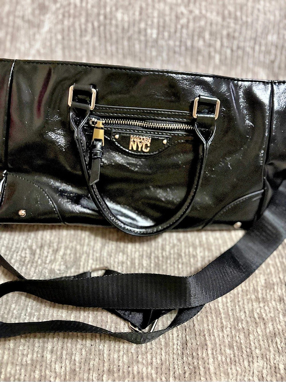 Madden NYC Black Shoulder Bag